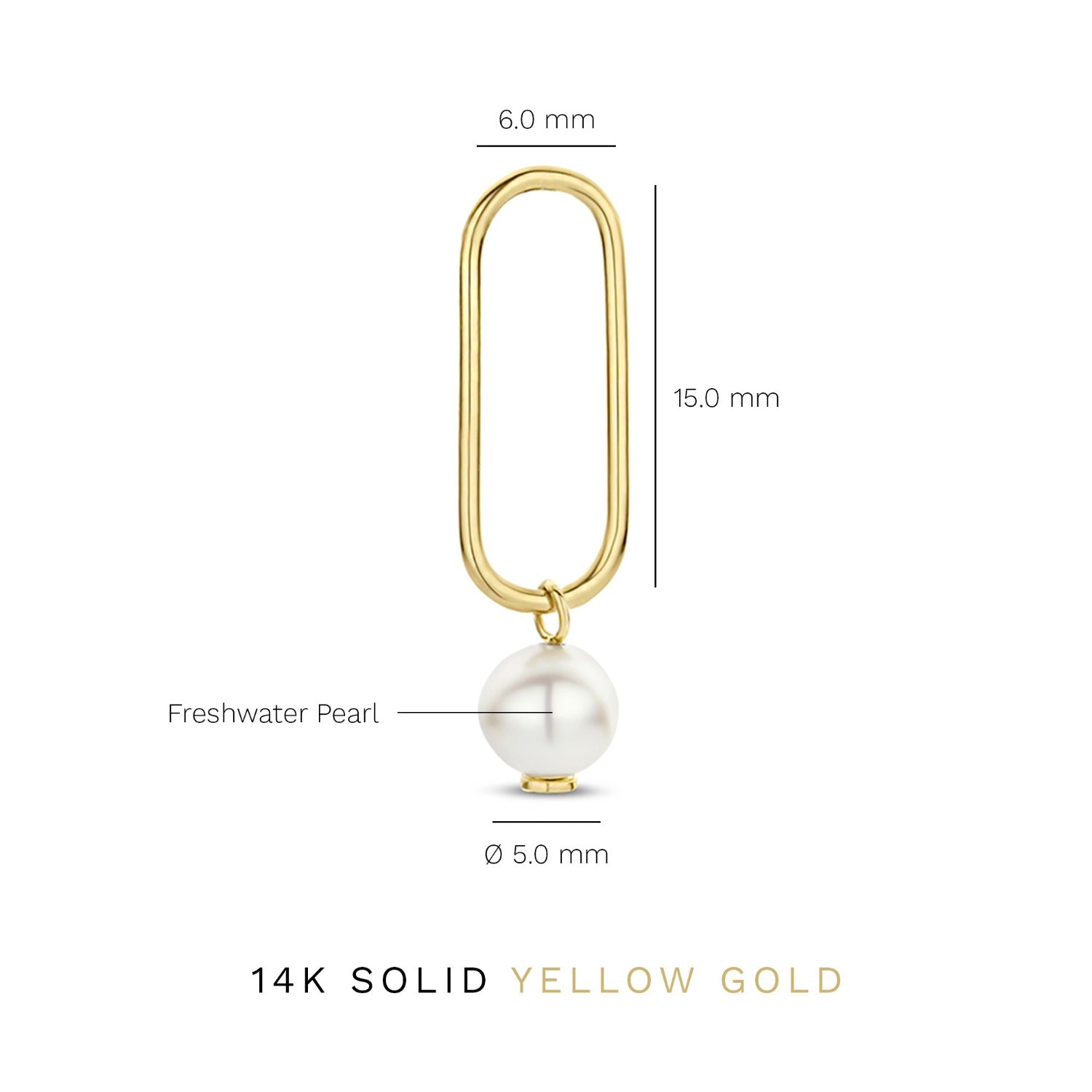 Isabel Bernard Cadeau d'Isabel 14 karat gold necklace and ear studs gift set with freshwater pearls IB90182