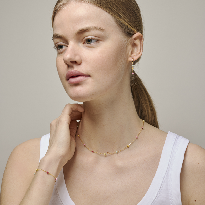 ENAMEL Copenhagen Lola Bold Gold Plated Recycled 925 Sterling Silver Earrings E424G-MC-zoom-