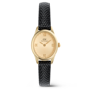 Daniel Wellington Ophelia Mini Black Lizard Unitone Goudkleurig Horloge DW00100897