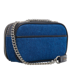 Marc Jacobs The Snapshot Blue Denim Crossbody Bag 2001-A0348867