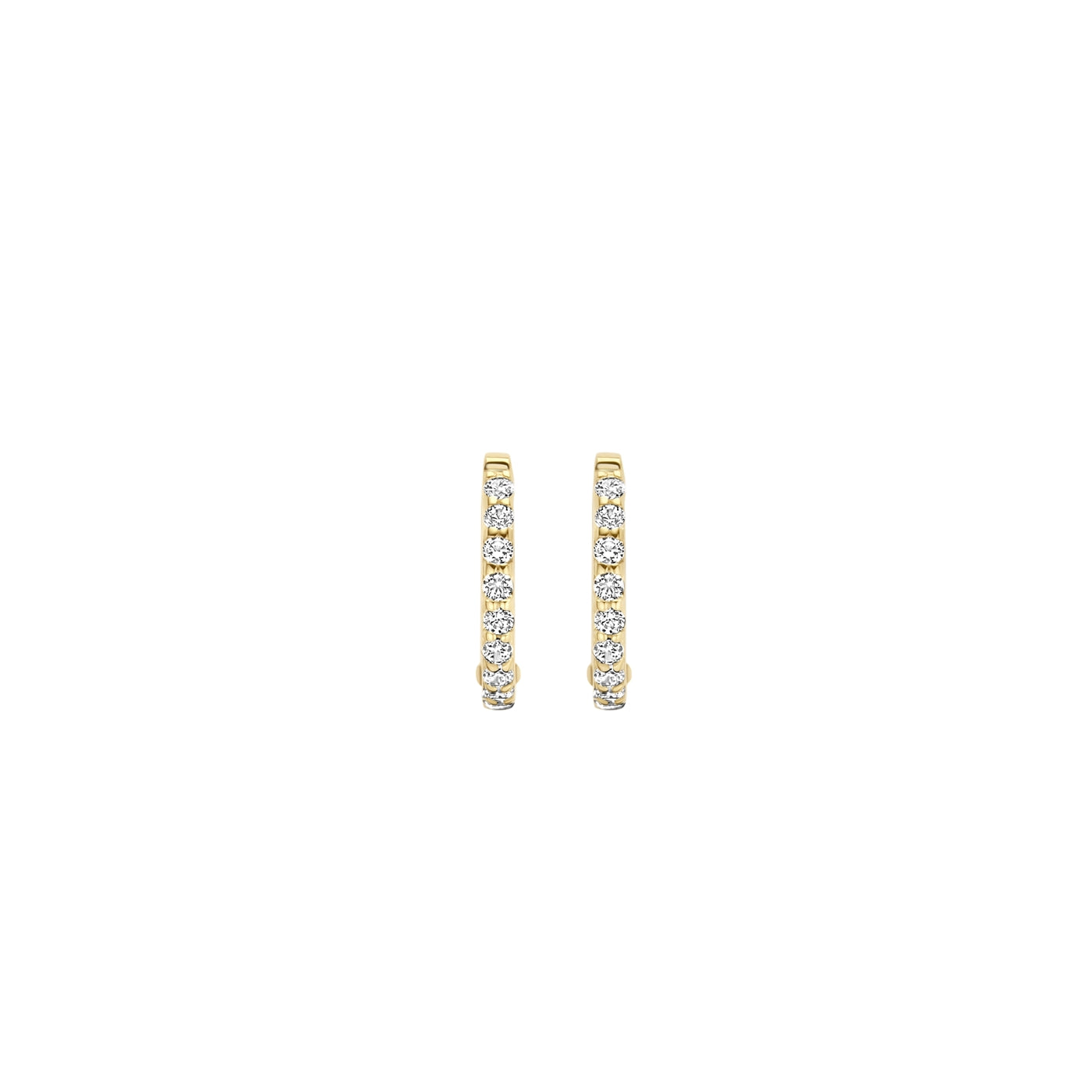 Blush Gold Hoop Earrings 7268YZI