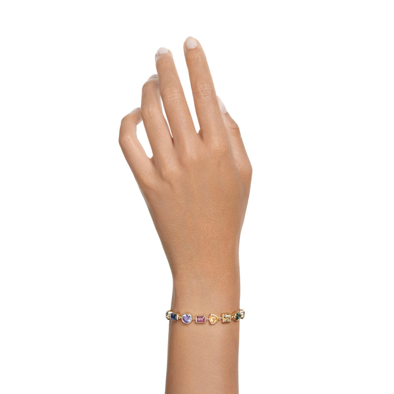Swarovski Stilla Gold-coloured Bracelet 5662925 (Length: 16.00 - 20.00 CM)-zoom-