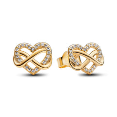 Pandora Moments Metalen Oorbellen Met Gouden Plating 262667C01