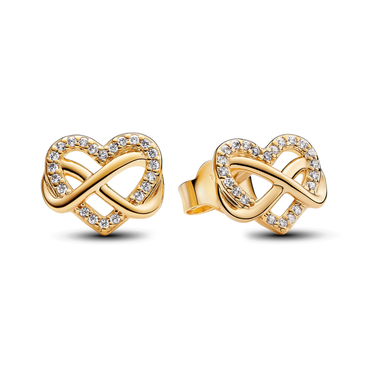 Pandora Moments Metalen Oorbellen Met Gouden Plating 262667C01