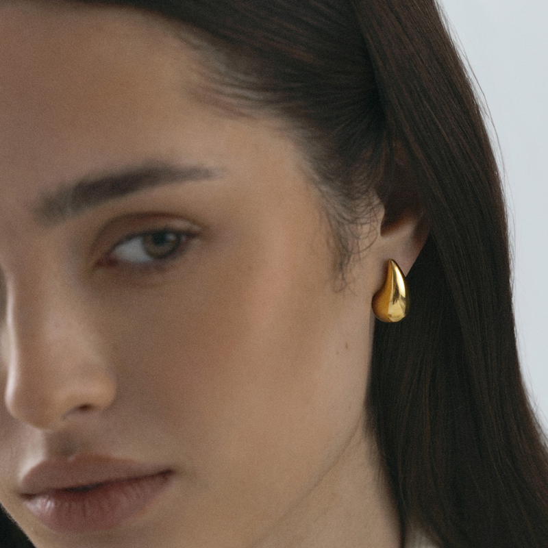 Mockberg Plain Daring Small Earrings MB0189-zoom-