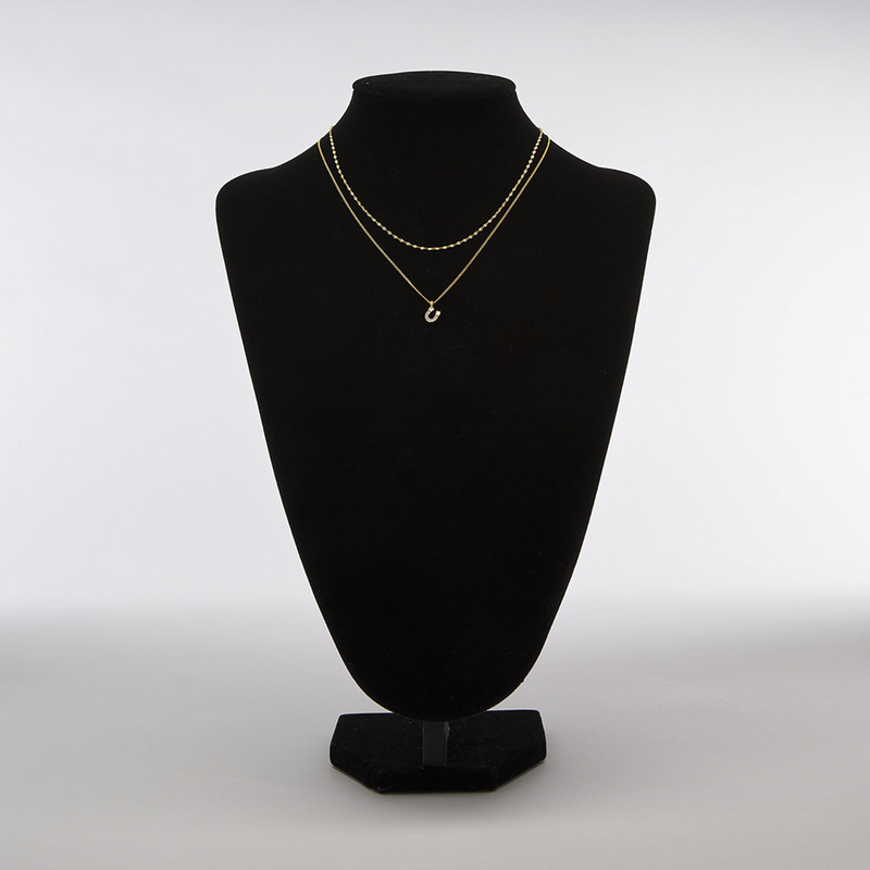 Fossil Sutton Gold Coloured Stainless Steel Necklace JF04906710-zoom-