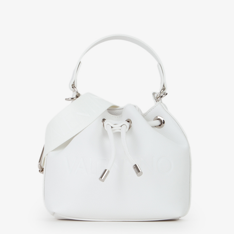 Valentino Bags Syria Re White Shoulder Bag VBS8YH34BIANCO-zoom-