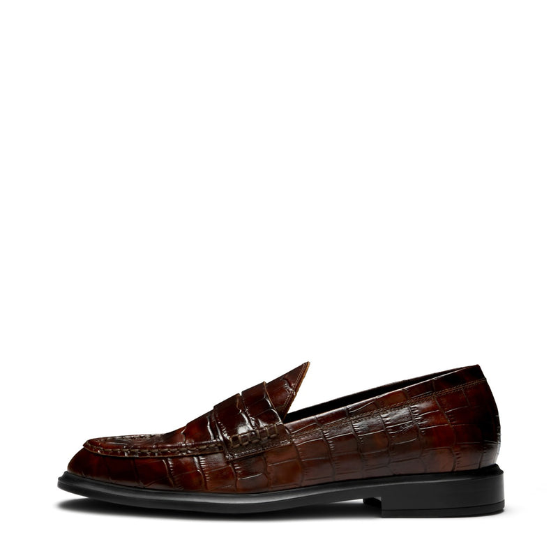 Isabel Bernard Vendôme Blandine Croco Bruine Kalfsleren Loafers IB51015-230-37-zoom-