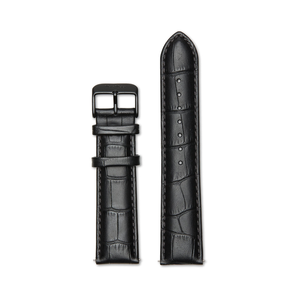 Mats Meier Strap 22mm Croco Zwart MM41006