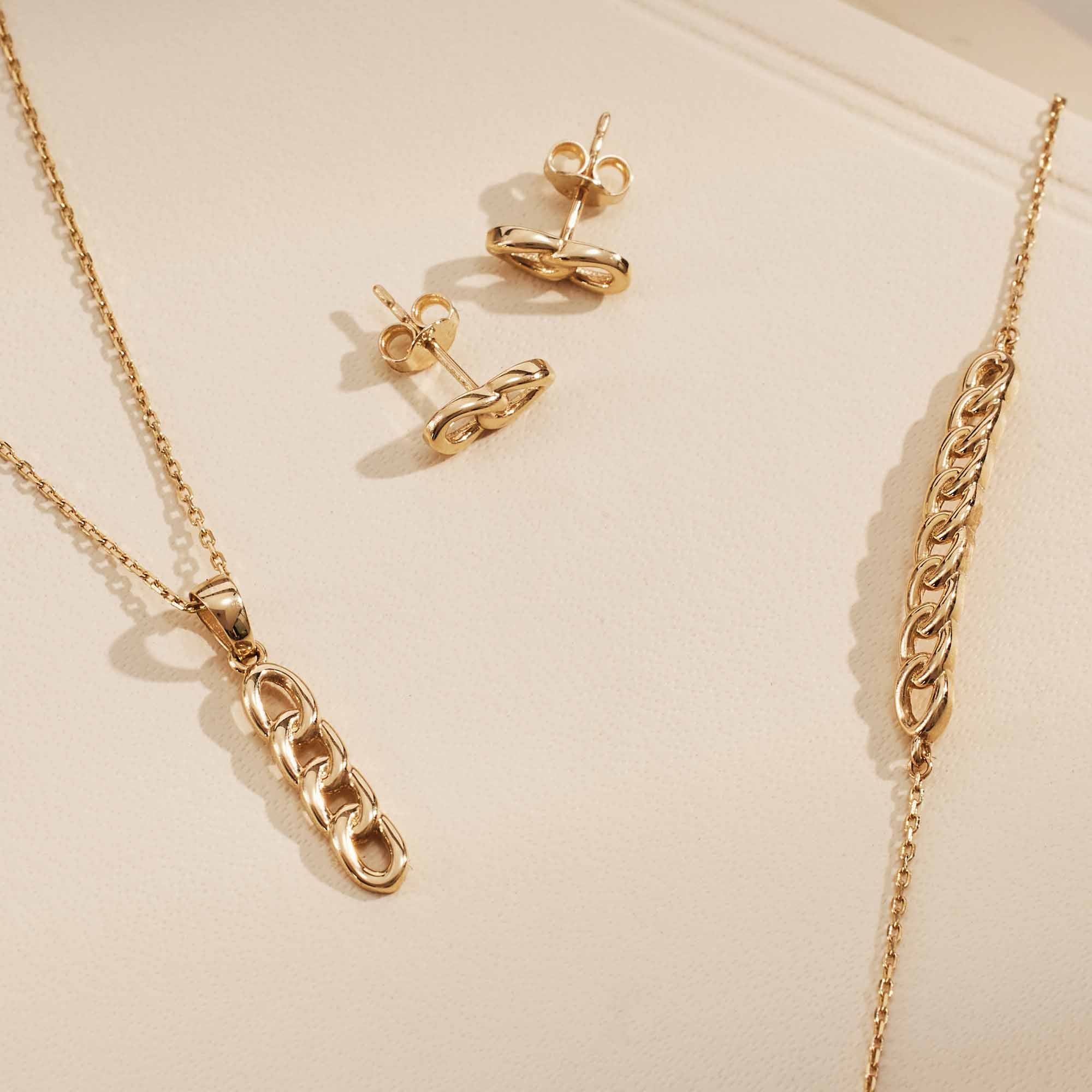 Isabel Bernard Le Marais Règine 14 Carat Golden Necklace IB340147