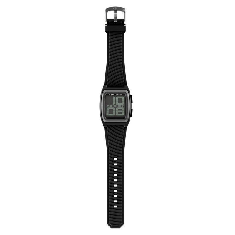 Armani Exchange Oval Black Dial Watch AX2971-zoom-
