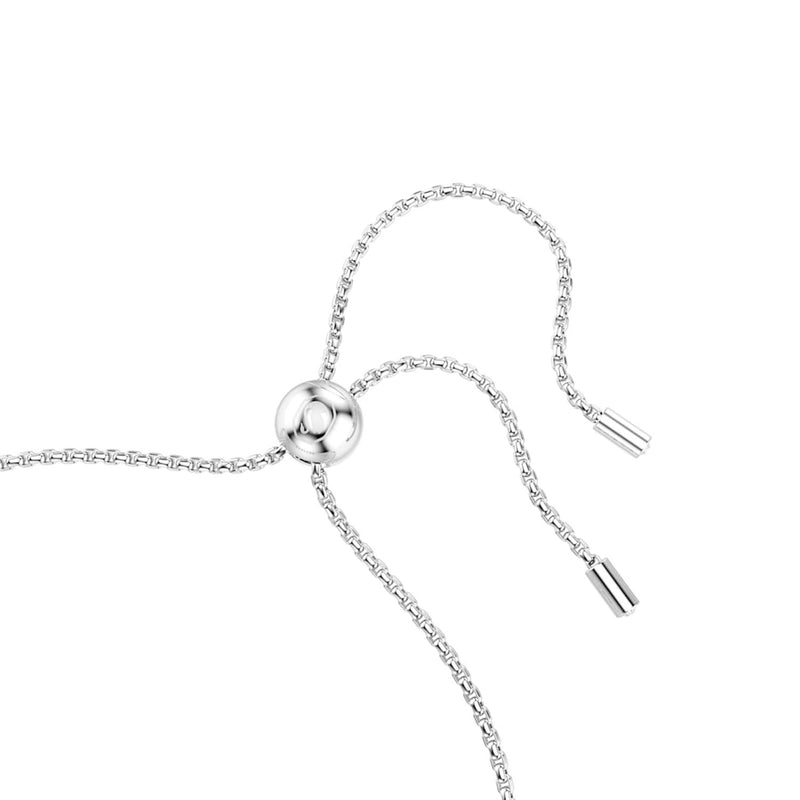 Swarovski Matrix Tennis Zilveren Armband met Groene Accenten 5758987-zoom-