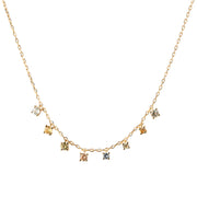 P D Paola Color 925 Sterling Silver Necklace with Gold Plating CO01-839-U