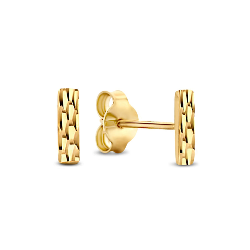 Isabel Bernard Rivoli Laura 14 karaat gouden oorknoppen IB360149-zoom-