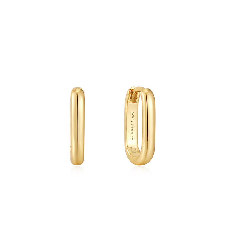 Ania Haie Pop Charms 925 Sterling Silver Gold-coloured Earrings AH-E048-04G-zoom-