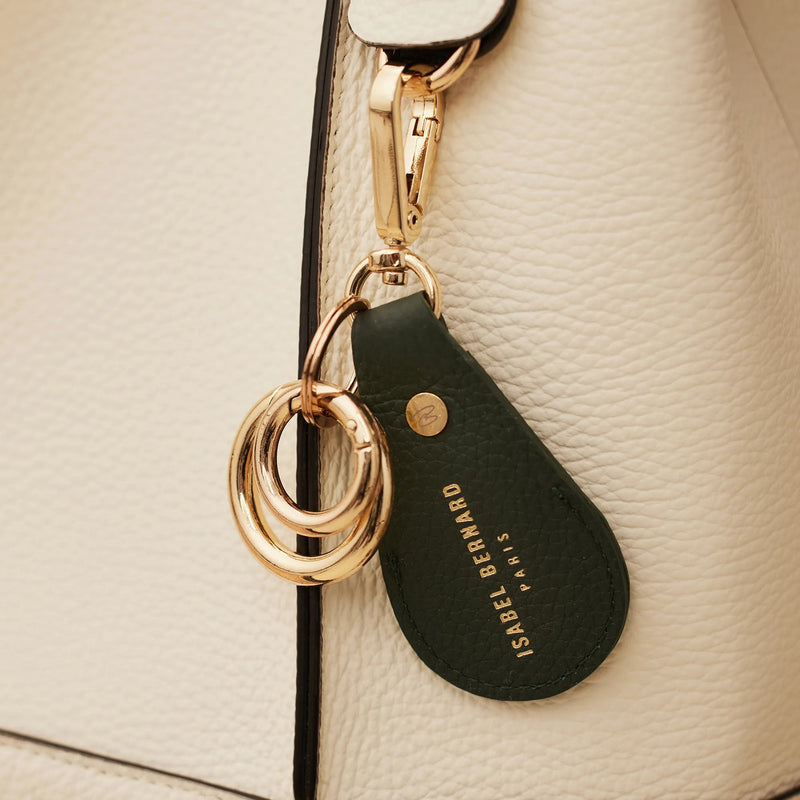 Isabel Bernard Honoré Filou Groene Kalfsleren Airtag Sleutelhanger IB66000-061-zoom-