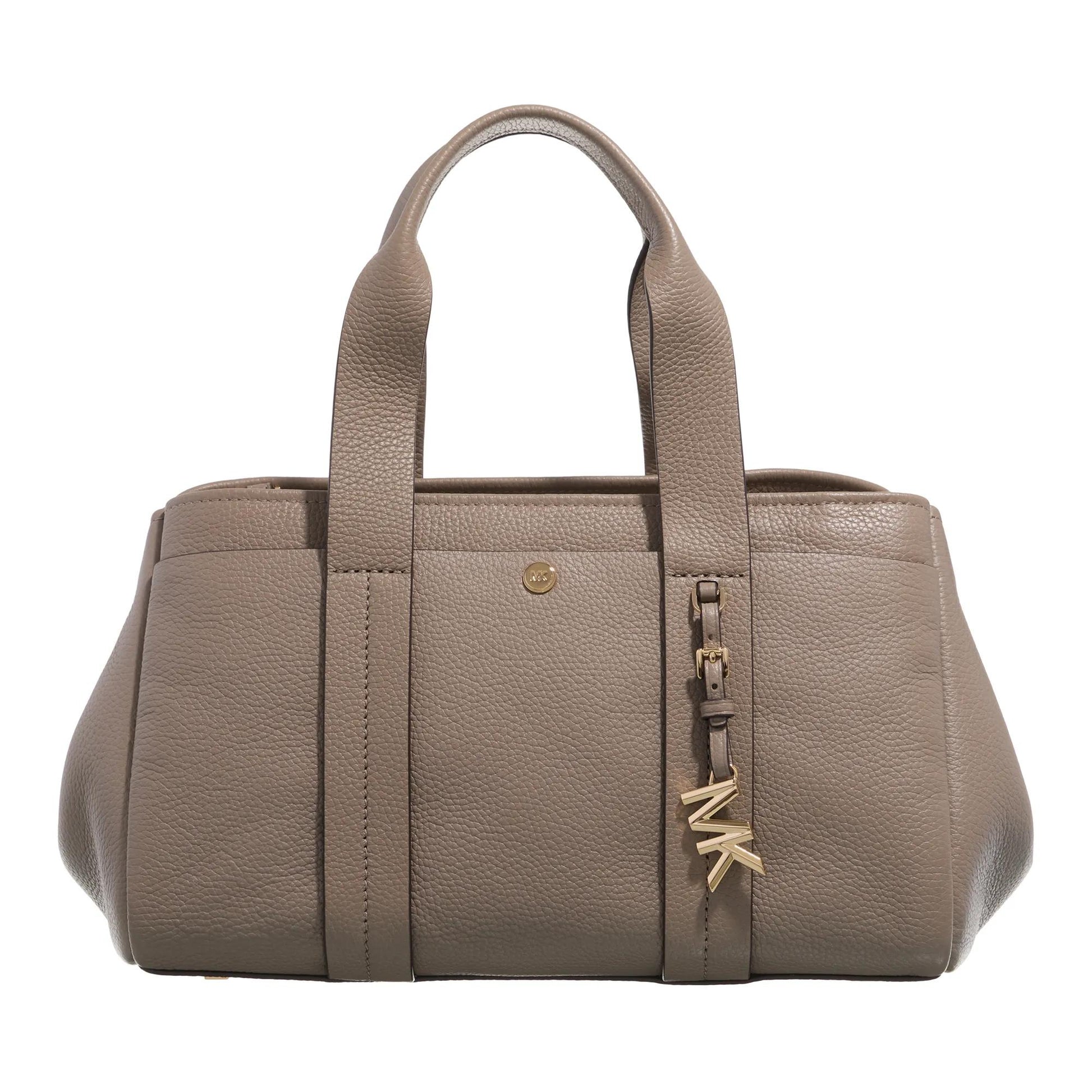 Michael Kors Romee Brown Leather Bowling bag 2001-A0542945