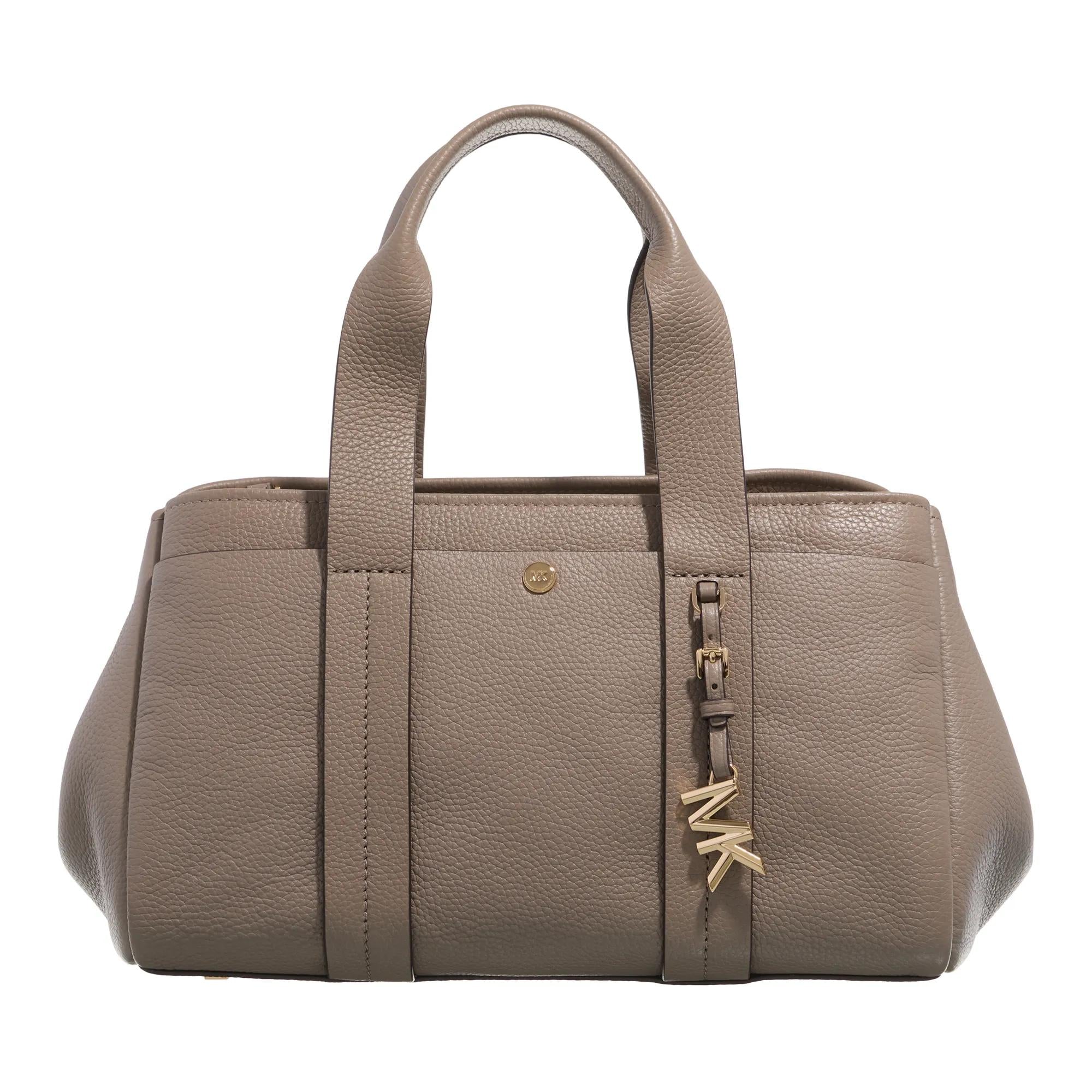 Michael Kors Romee Brown Leather Bowling bag 2001-A0542945