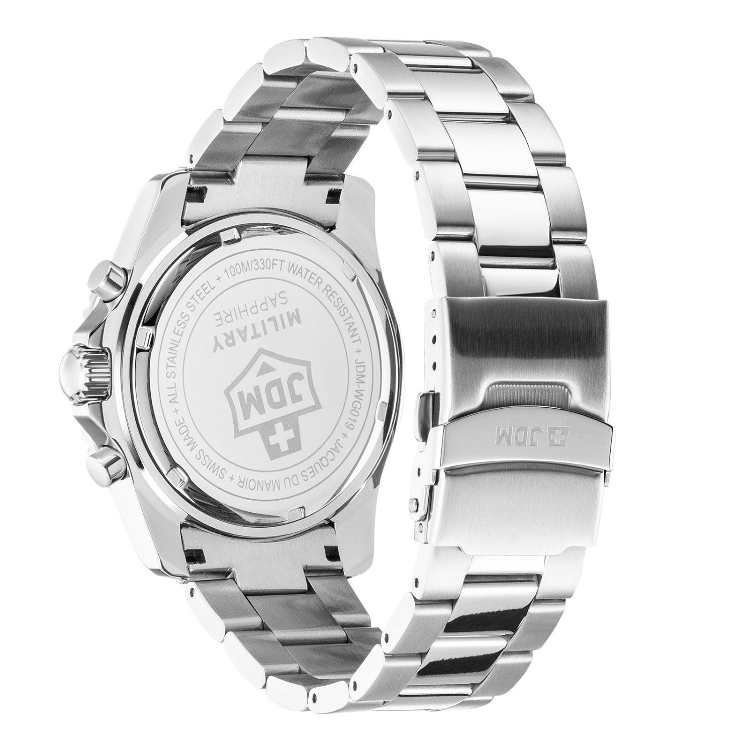 JDM Military Sierra Chrono Blue Men's Watch JDM-WG019-02