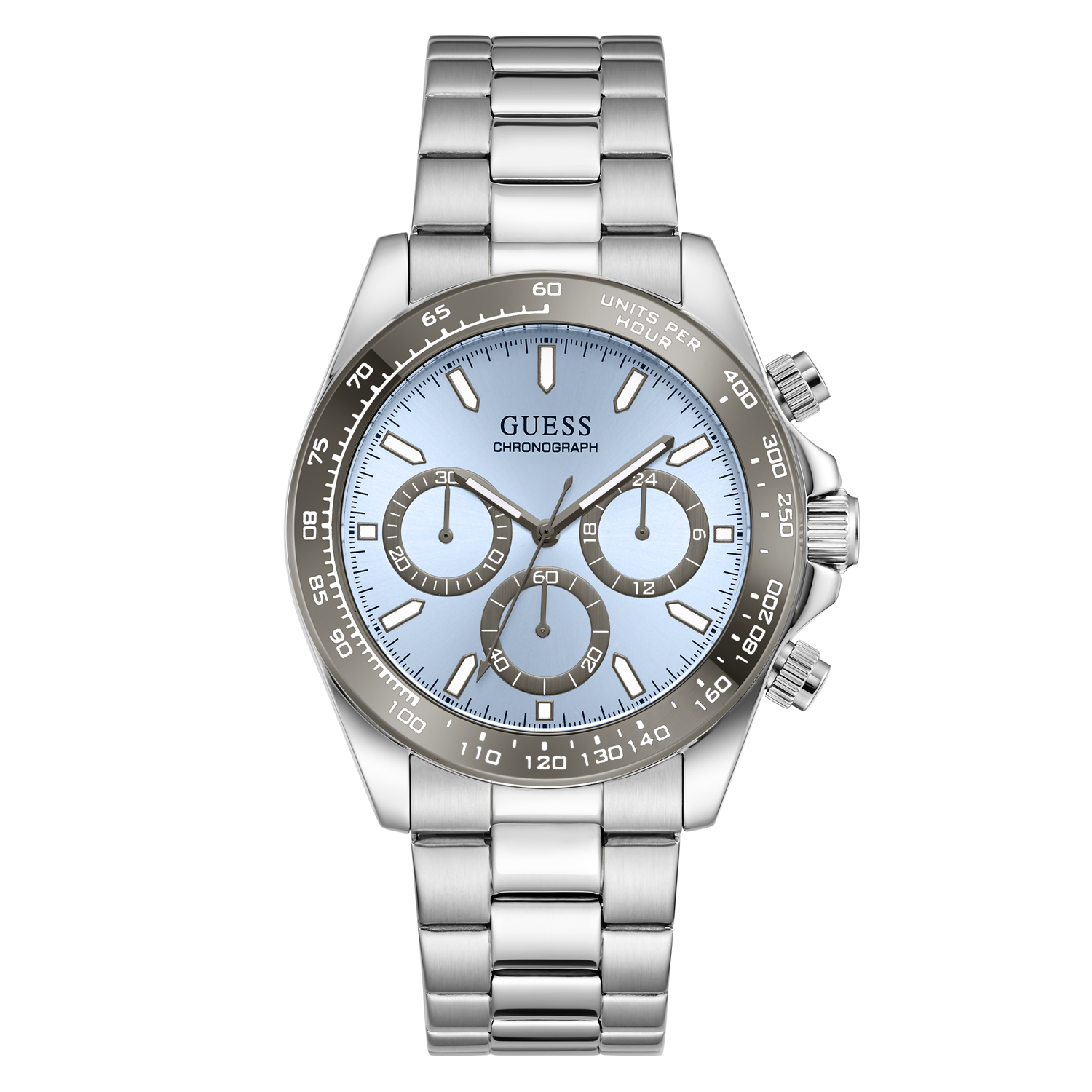 Arthur Light Blue Chronograph Men's Watch Horloge GW1058G1