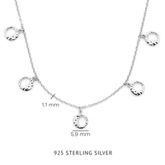 Violet Hamden Violet's Gift 925 Sterling Silver Necklace and Bracelet Giftset VH90059