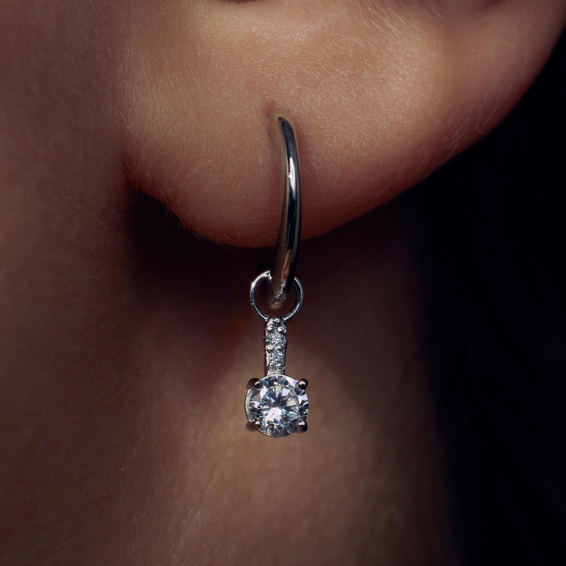 Parte Di Me Ponte Vecchio Sofia 925 Sterling Silver Hoop Earrings PDM36016