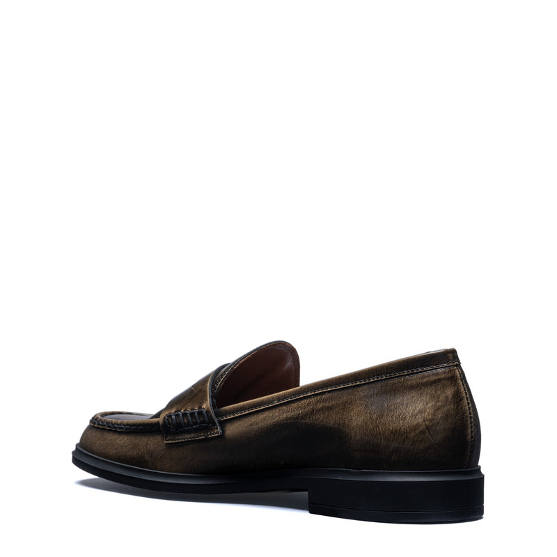 Isabel Bernard Vendôme Blandine mokka loafers van spazzolato leer IB51015-639-36-zoom-