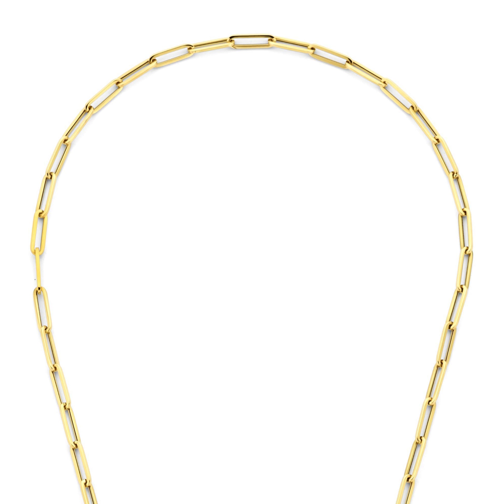 Isabel Bernard Aidee Odile 14 Carat Golden Schakel Necklace IB340160