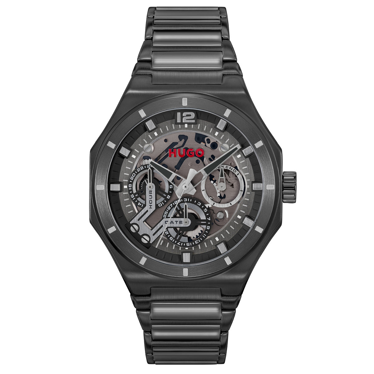 Hugo Boss HUGO #GRAIL SKELETON Zwart Heren Horloge 2002-HU1530379