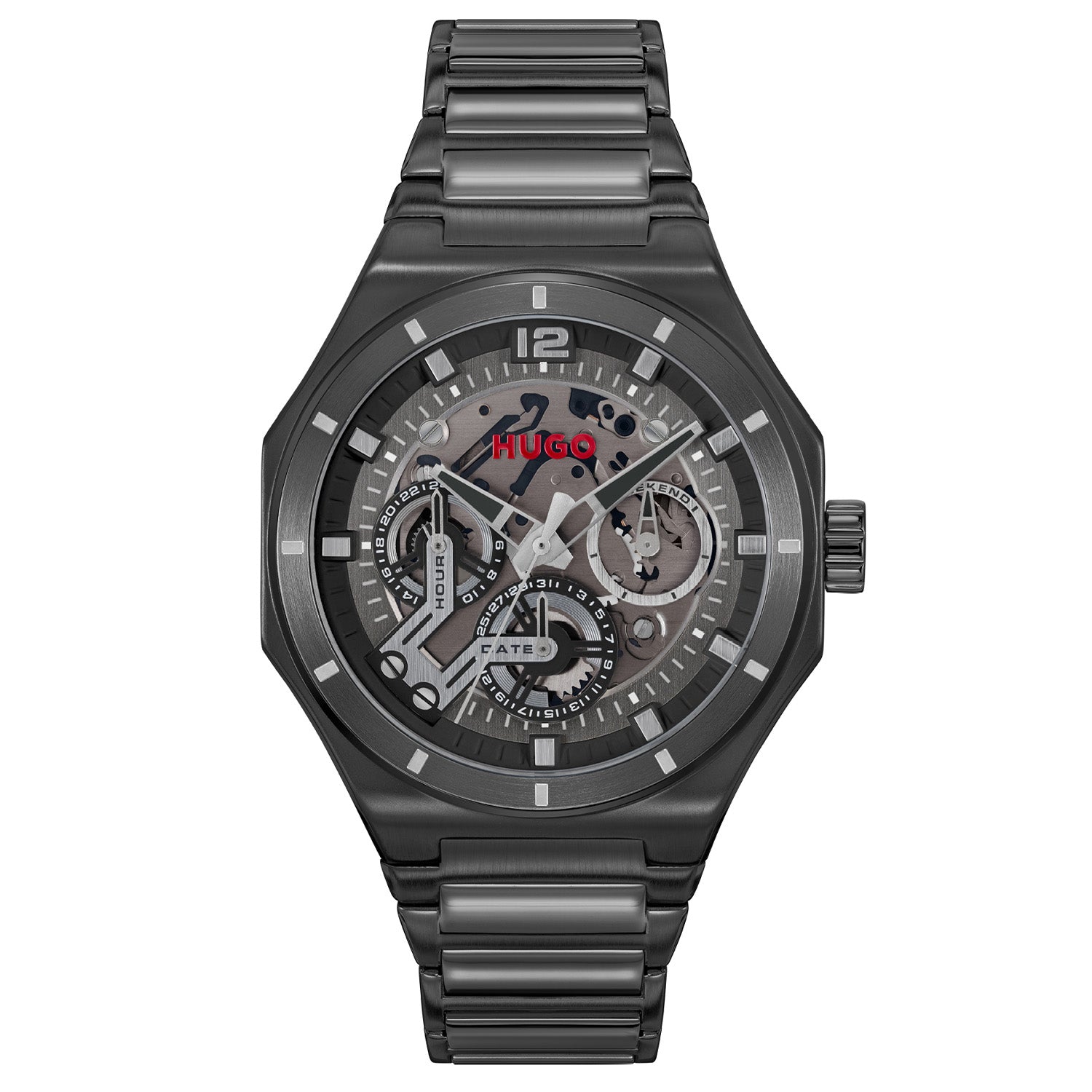 Hugo Boss HUGO #GRAIL SKELETON Zwart Heren Horloge 2002-HU1530379