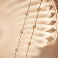 Isabel Bernard De la Paix Alfie 14 Carat Whitegold Bracelet | diamond 0.12 ct | IBD320003