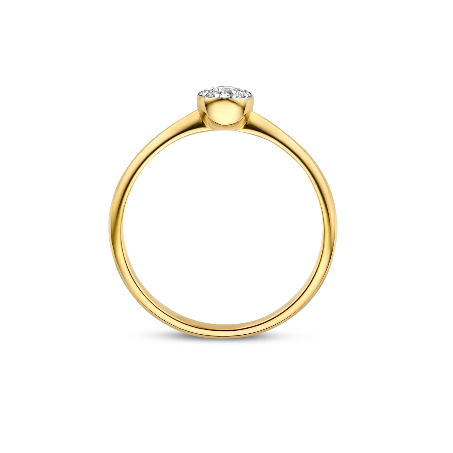 Isabel Bernard De la Paix Viviane 14 karat gold ring with diamond 0.11 carat IBD330037-50