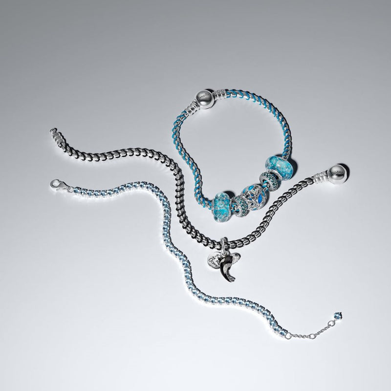 Pandora Moments Murano Glass Turquoise Murano Glas & Glitter Bedel 794701C01-zoom-