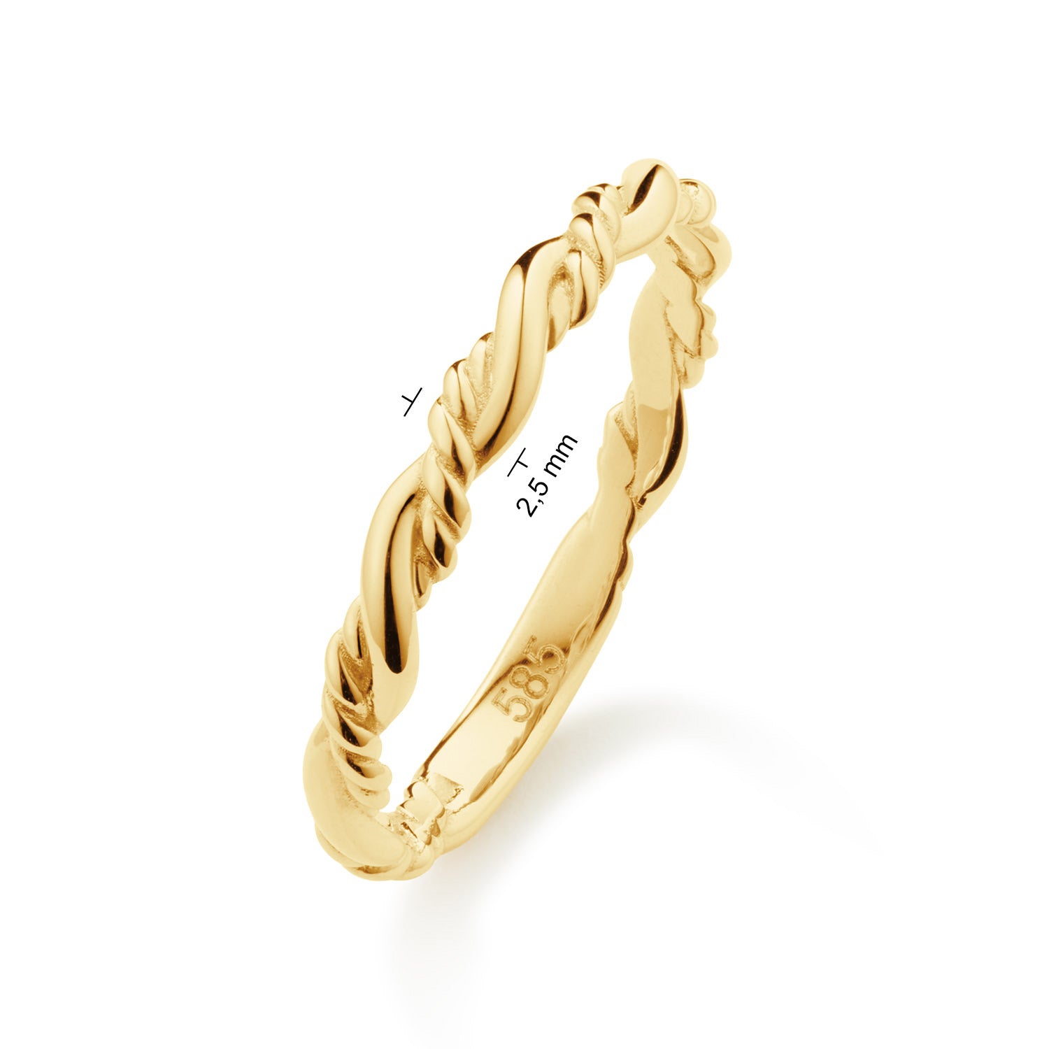 Jackie Gold Amalia 14 Karat Gold Ring JKR25.558.54