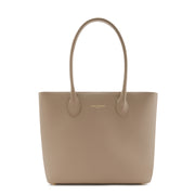 Isabel Bernard Honoré Lysanne Taupe Kalfsleren Shopper IB25023