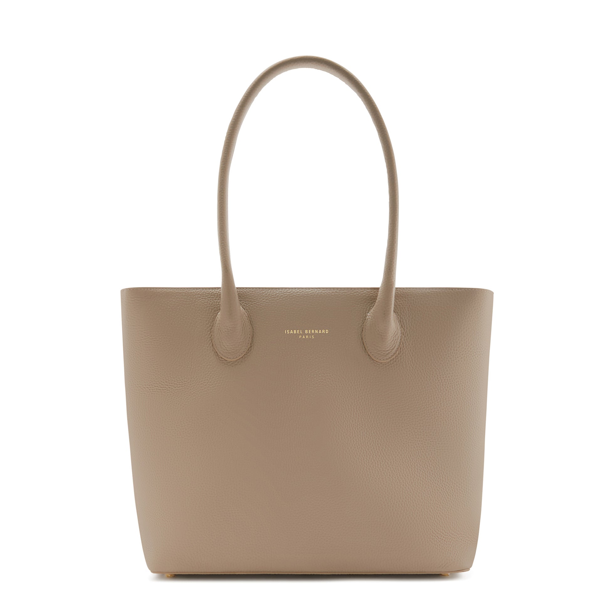 Isabel Bernard Honoré Lysanne Taupe Calfskin Shopper IB25023