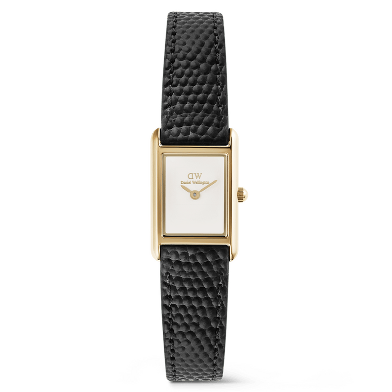 Daniel Wellington Bound Mini Black Lizard Goudkleurig Dameshorloge DW00100903-zoom-