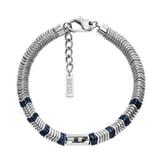 Diesel D Logo Silver Coloured Bracelet DX1572931