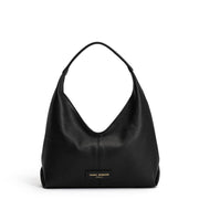 Isabel Bernard Honoré Grace mini zwarte leren handtas van kalfsleer IB21132-001