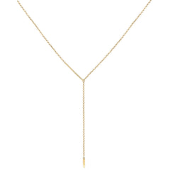 Elli 925 Sterling Silver Y Chain Necklace 2004-BF-0007738-001