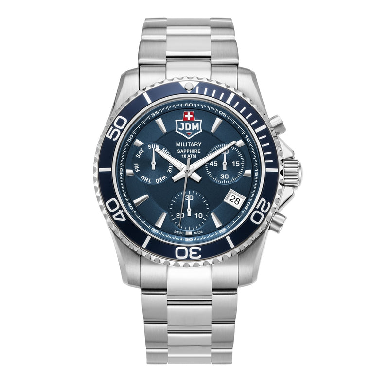 JDM Military Sierra Chrono Blauw Herenhorloge JDM-WG019-02-zoom-