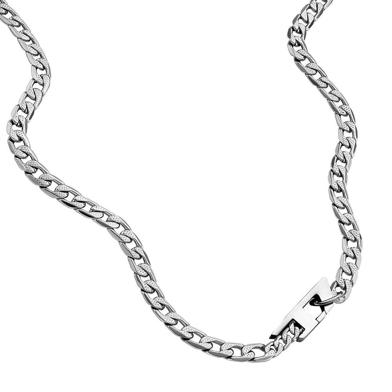 Diesel Steel Silver-coloured Necklace DX1497040-zoom-