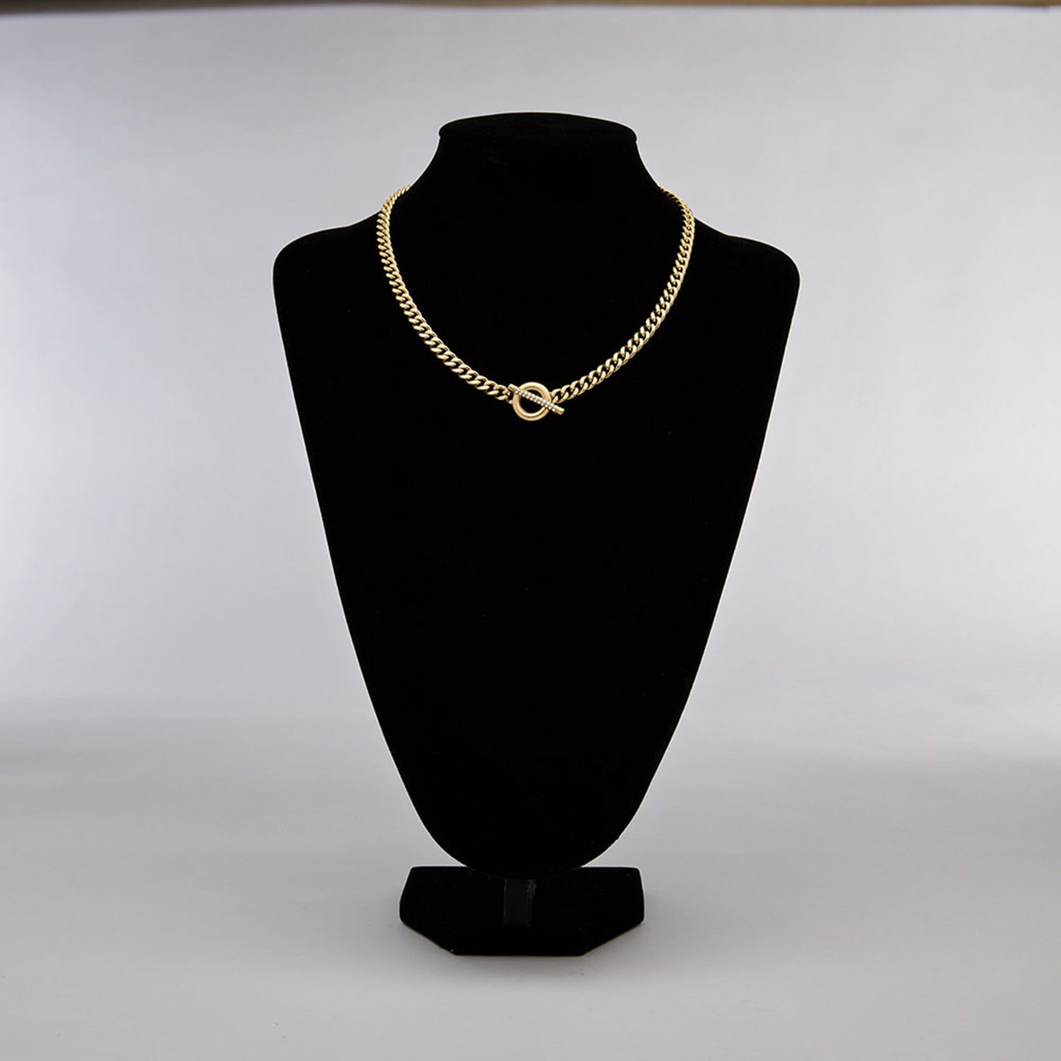 Fossil Carlie T-Bar Stainless Steel Women's Necklace JF04956710