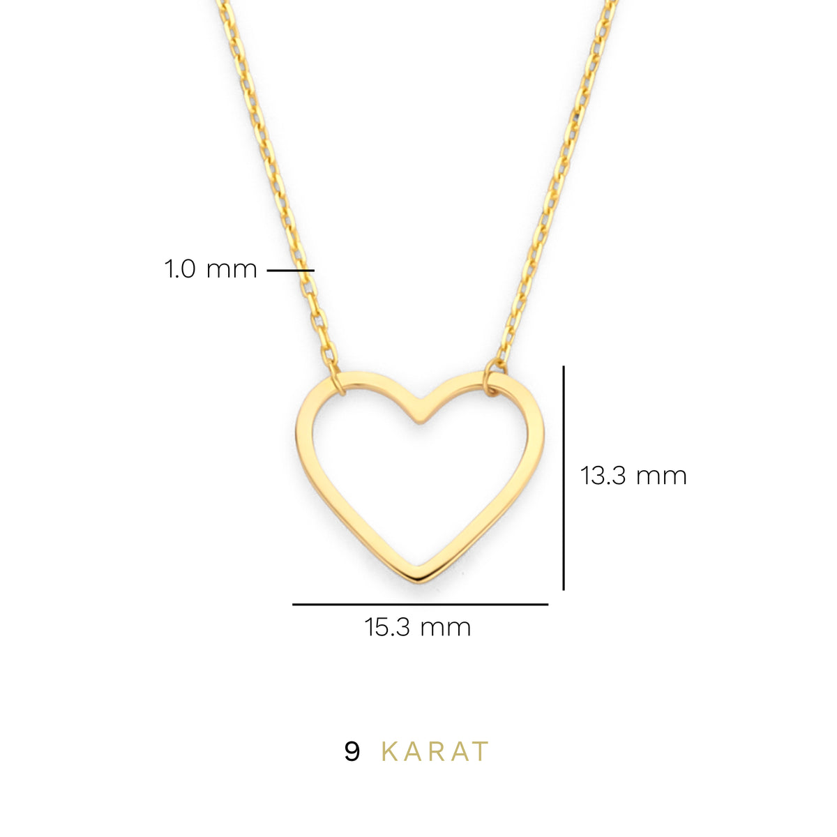 Beloro Jewels Della Spiga Giulia 9 carat gold Necklace BO340039