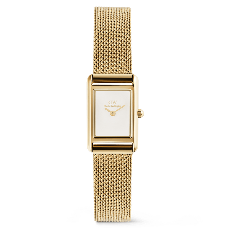 Daniel Wellington Bound Mini Evergold Wit Dameshorloge DW00100928-zoom-
