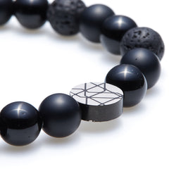 Sem Lewis 8mm Piccadilly South Kensington Armband SL220025 (Lengte: 16.50-17.50 cm)