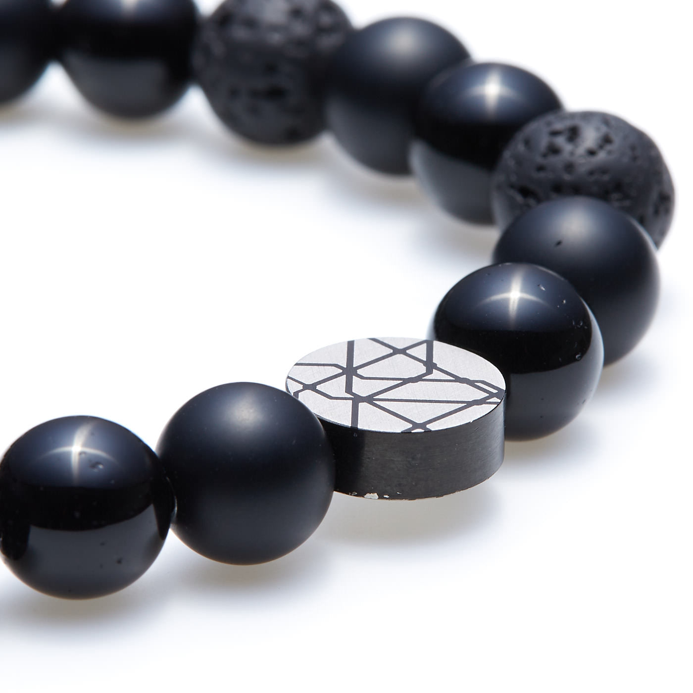 Sem Lewis 8mm Piccadilly South Kensington Armband SL220025 (Lengte: 16.50-17.50 cm)