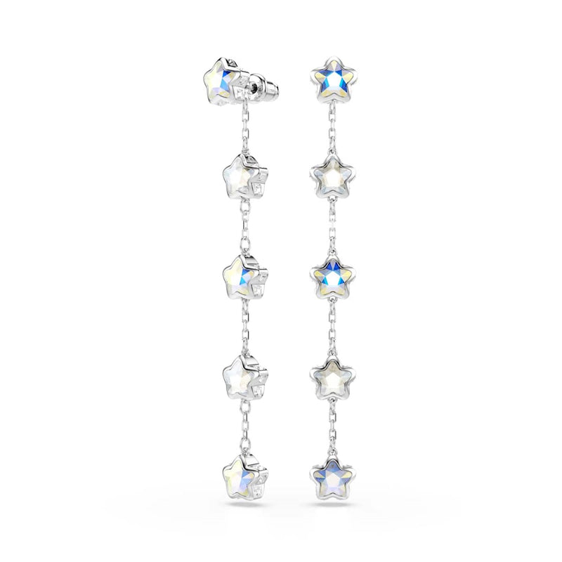 Swarovski Chroma Stars Zilverkleurige Oorbellen 5754184-zoom-