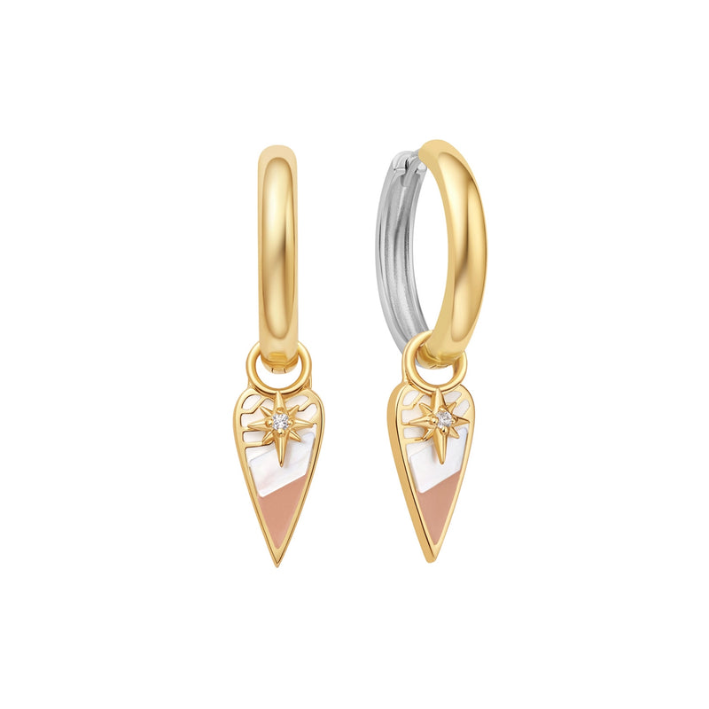 Ania Haie Pop Charms 925 Sterling Zilveren Meerkleurige Oorbellen AH-E048-01T-zoom-