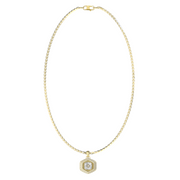 Guess Lion King Gold-coloured Necklace With Crystal JUMN06008JWYGT-U